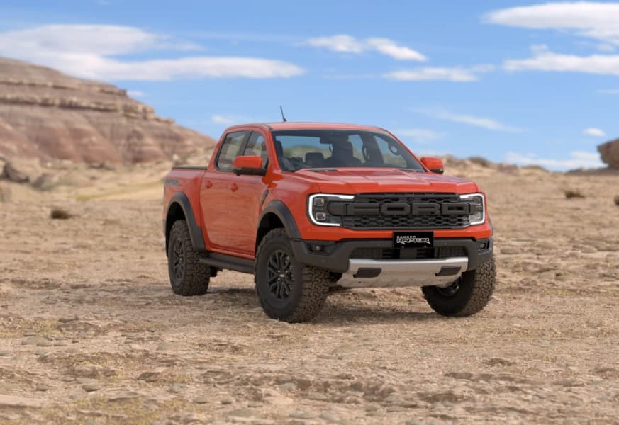 Ford Ranger Raptor - Màu Cam